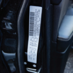 Vehicle Identification Number (VIN) door tag